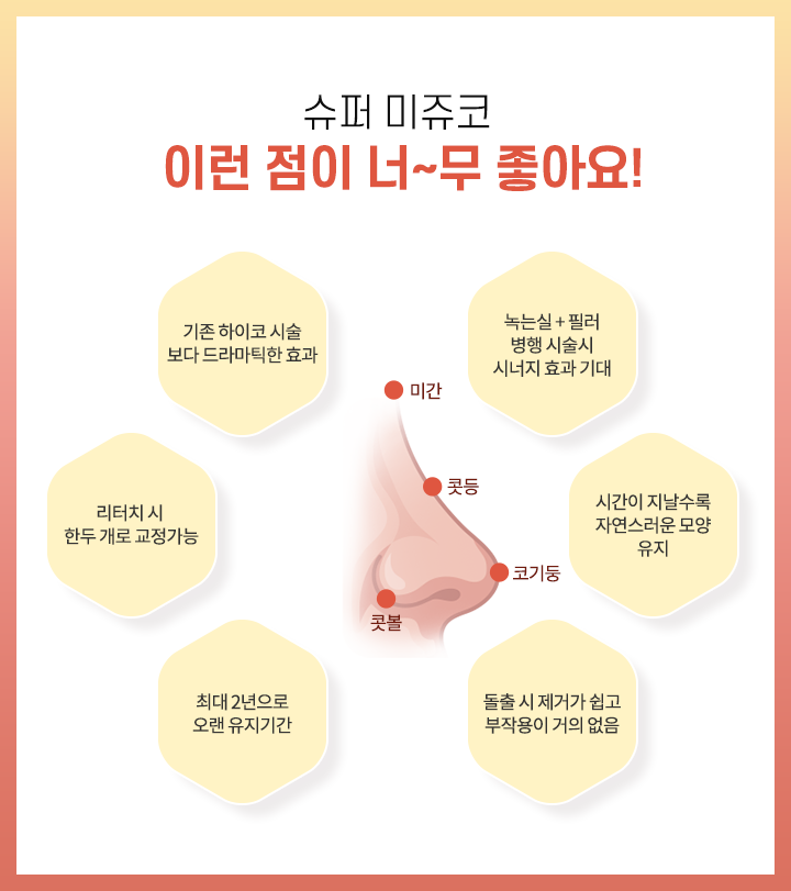 슈퍼 미쥬코 이런 점이 너무 좋아요